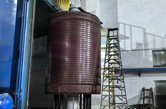 8000KW更换转子轴